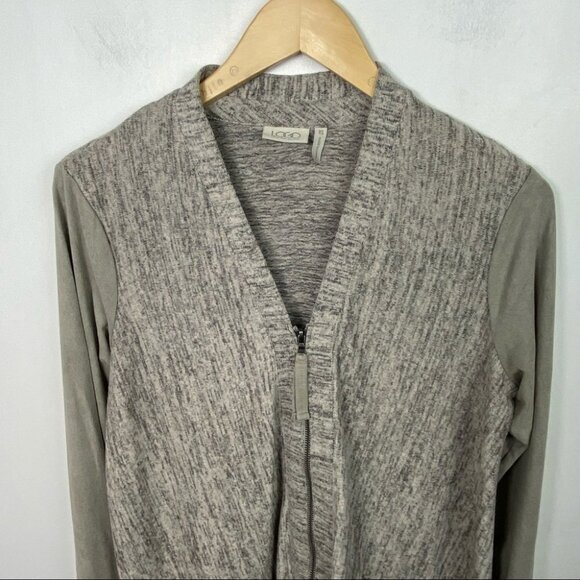 LOGO by Lori Goldstein Sweater Jacket Oversized Size XS Style A266500 Shacket - Picture 4 of 12